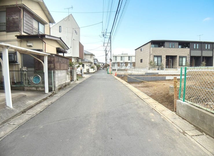 ◎前面道路:南側(2/13撮影)