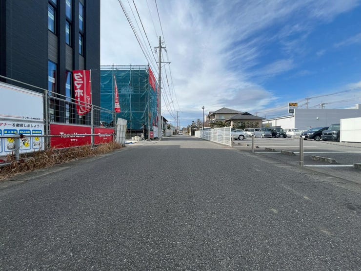 2026/2/20 現在建築中
前面道路です。