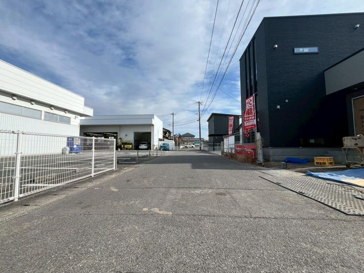 2026/2/20 現在建築中
前面道路です。