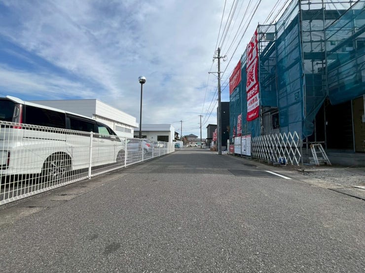 2026/2/20 現在建築中
前面道路です。