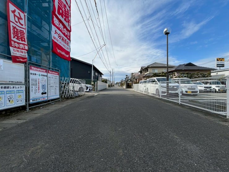 2026/2/20 現在建築中
前面道路です。