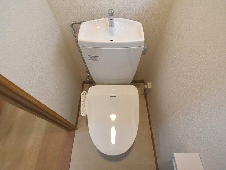 温水洗浄便座付トイレ