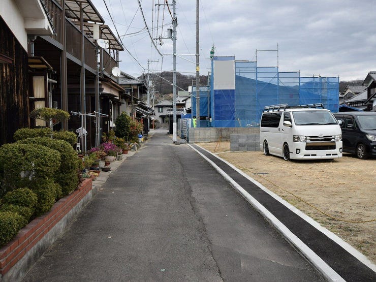 分譲地の北側道路