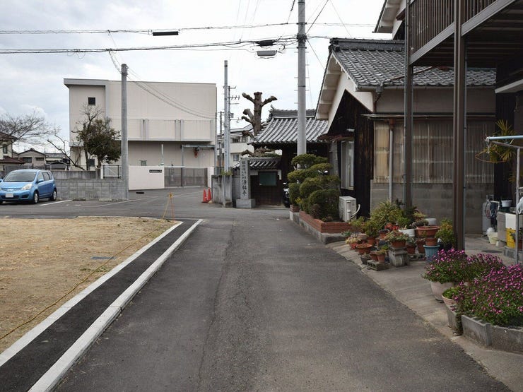 分譲地の北側道路