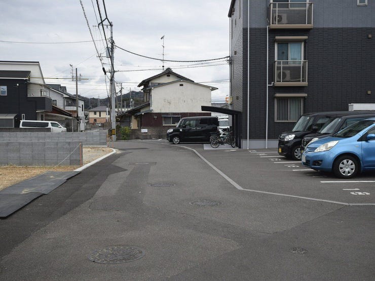 分譲地の西側道路