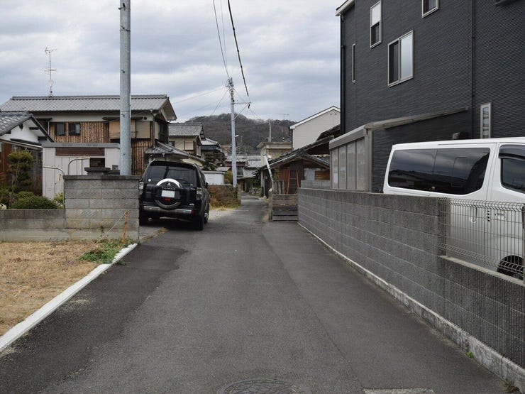 分譲地の南側道路