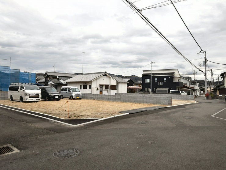 分譲地全体を北西側より撮影