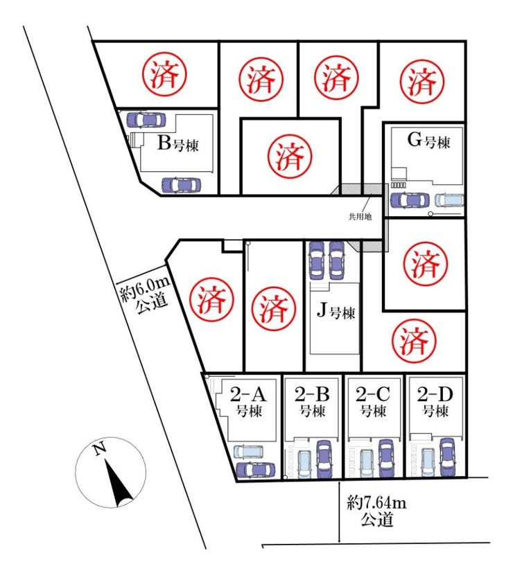 ◎区画図:2-A号棟