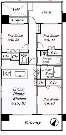 【間取り】
※図面と現況が異なる場合は現況優先致します。