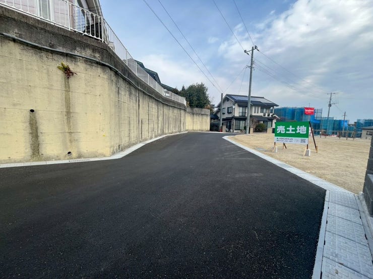 前面道路です。
