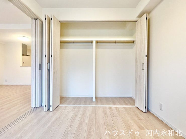 大容量のクローゼット