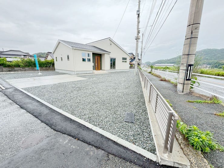 平屋戸建て♪洗面・脱衣所別♪門司区吉志新築戸建て◎駐車場5台◎全室収納◎日当たり良好