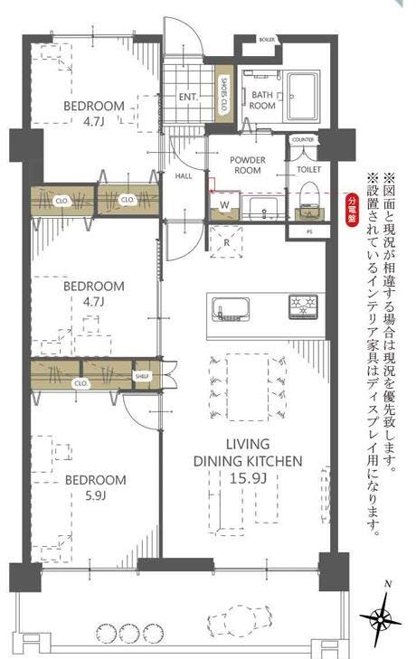 【間取り】
【間取】