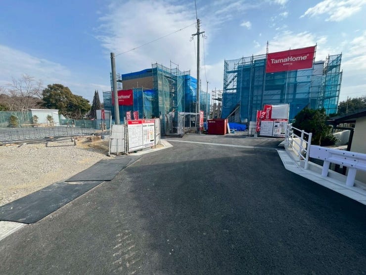 2026年2月6日 建築中
~前面道路です。~