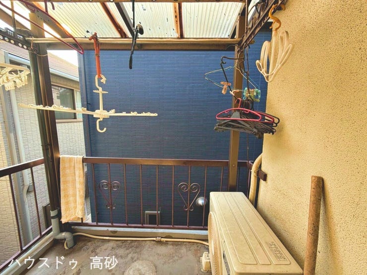 たっぷり干せる、広々物干しスペース♪(撮影日:2026.2.5)