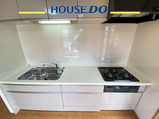 システムキッチンで家事がスムーズに進められます。