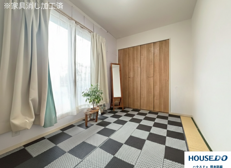 和室はカーペットを敷いて利用されています