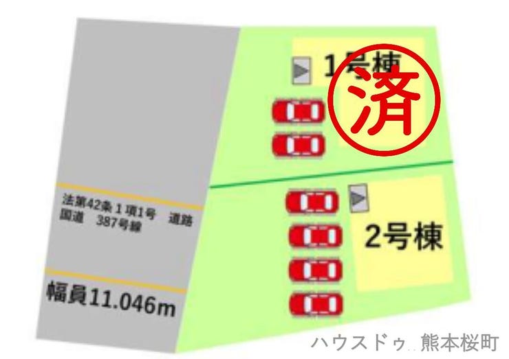 ■□■2号棟、車4台駐車可能■□■