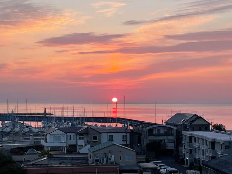 ◇元旦の日の出もお部屋から綺麗に一望できます!