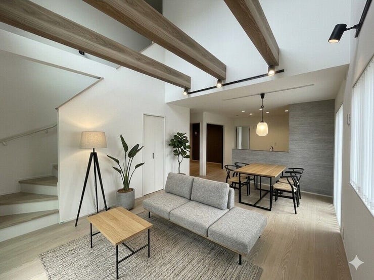 【Living】こちらの画像はAIによる家具イメージです。お部屋の雰囲気を感じてみてください♪
