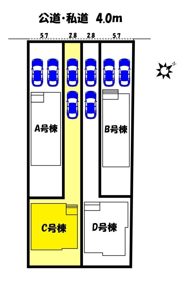 【区画図】C号棟