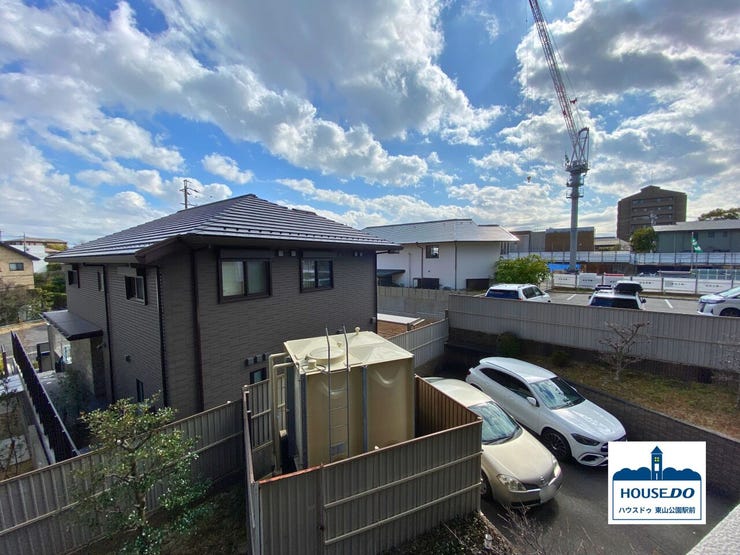 2階バルコニーからの眺望。
視界は広く広がっています