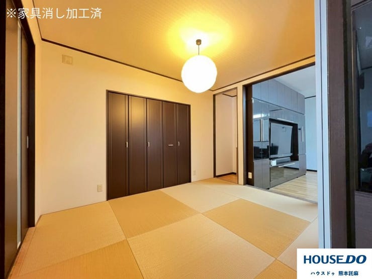 和室は琉球畳♪モダンでおしゃれですね♪