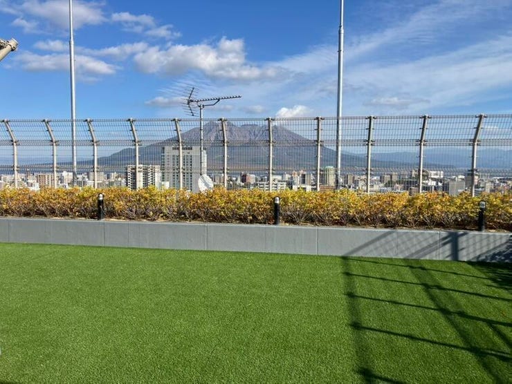 スカイデッキ(屋上)自由に使えます!