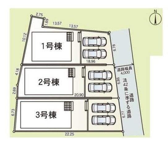 【全体区画図】
3号棟