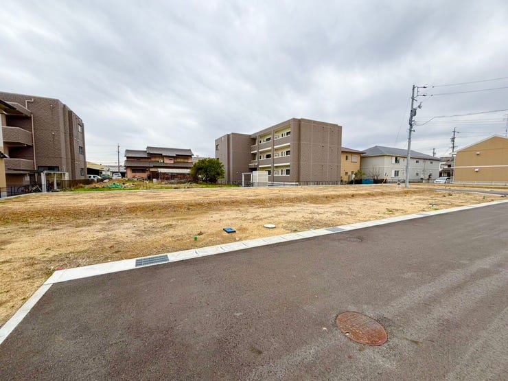 全区画50坪以上のゆとりある敷地です!