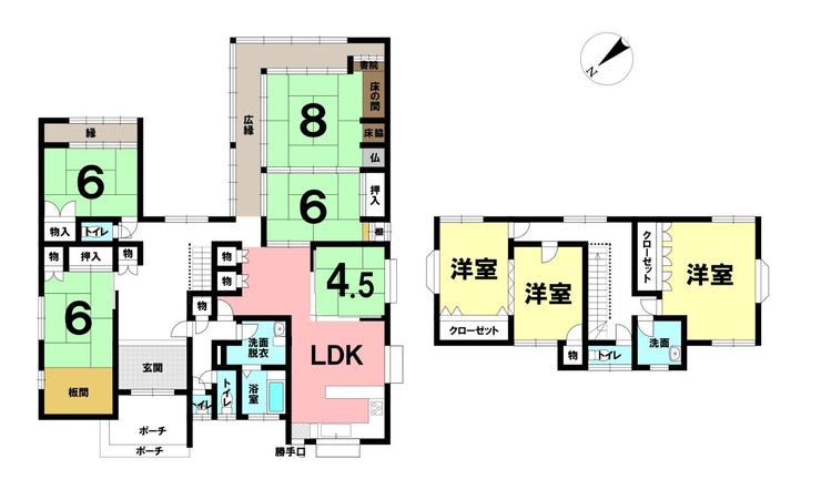 建物(2)の間取り図面