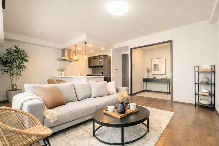 ※画像はイメージです。
実際の写真に家具や調度品をCG合成したものです。
(家具等は販売に含まれておりません)