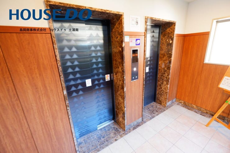 【エレベーター】
2つあるので、エレベーター内混みあわないで乗ることができますね!