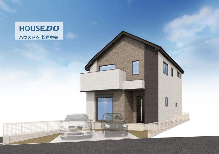 【外観】
◎完成予想図:1号棟(外観)