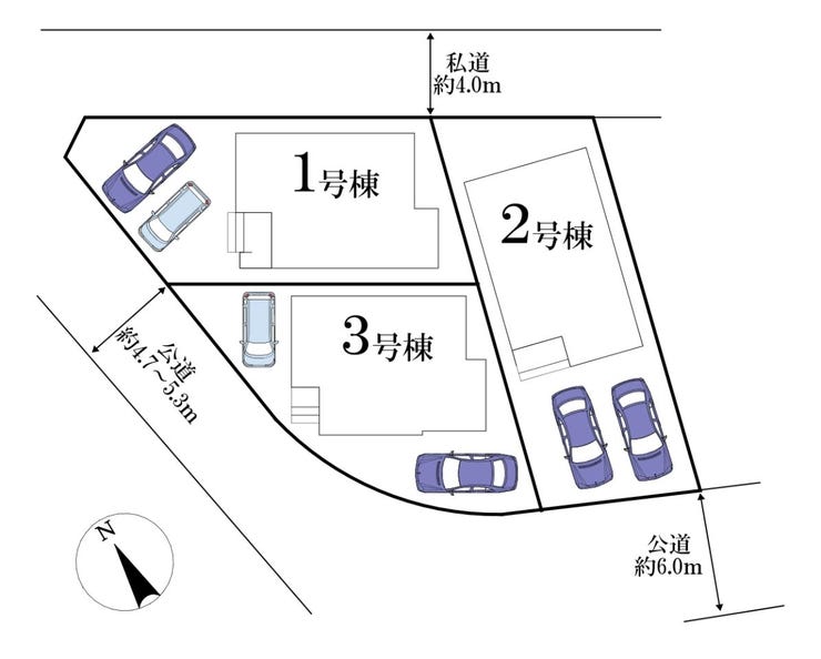 ◎区画図:1号棟