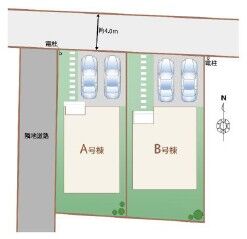 【全体区画図】
こちらはA号棟になります。