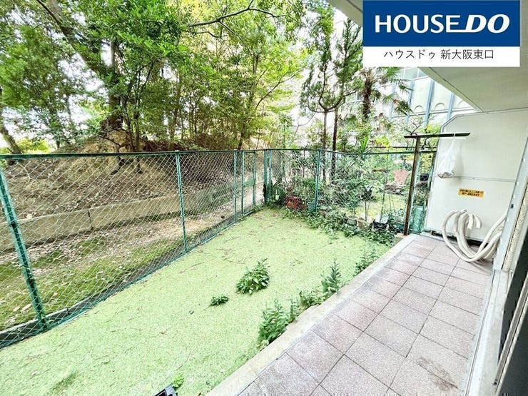 14.96㎡の専用庭★プランターを置いて家庭菜園や大き目のお洗濯も楽々干すことができ便利です♪