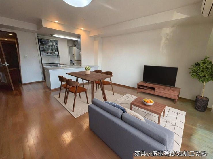 CGによる家具置きのイメージ