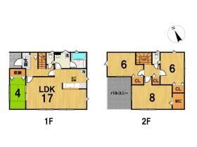 2号棟 間取り 2080万円