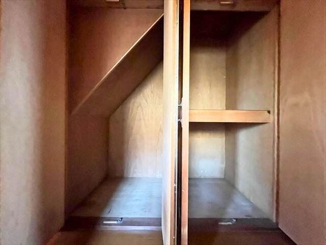 階段下を利用した収納スペース
(2026年2月16日 撮影)