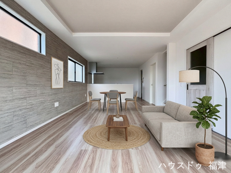 【リビング】
※家具はCGで配置しております。
《福津市若木台1丁目 新築戸建》