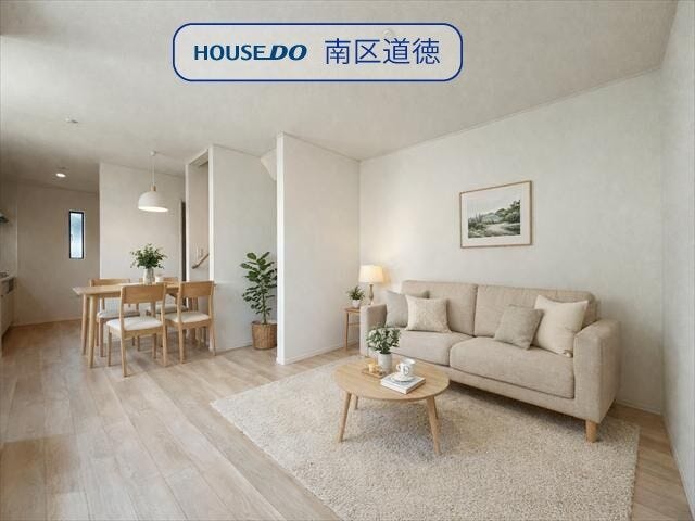 スッキリとした壁でレイアウトしやすい!
※画像はイメージです。実際の写真に家具や調度品をCG合成したものです。(家具等は販売に含まれておりません)