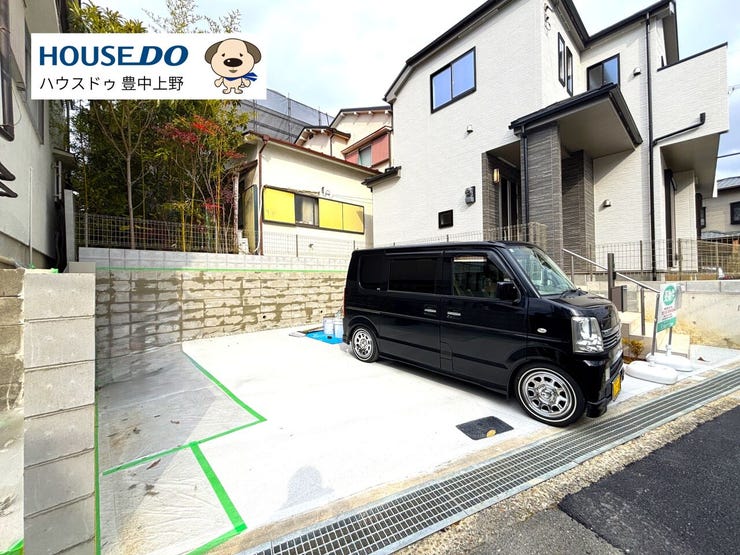 並びで2台お車駐車可能!