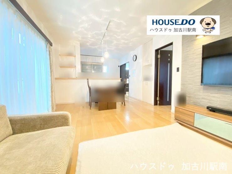 16帖の広々としたリビングです♪床暖房付!