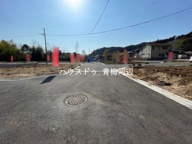 【中央前面道路】幅員約6mの前面道路です。