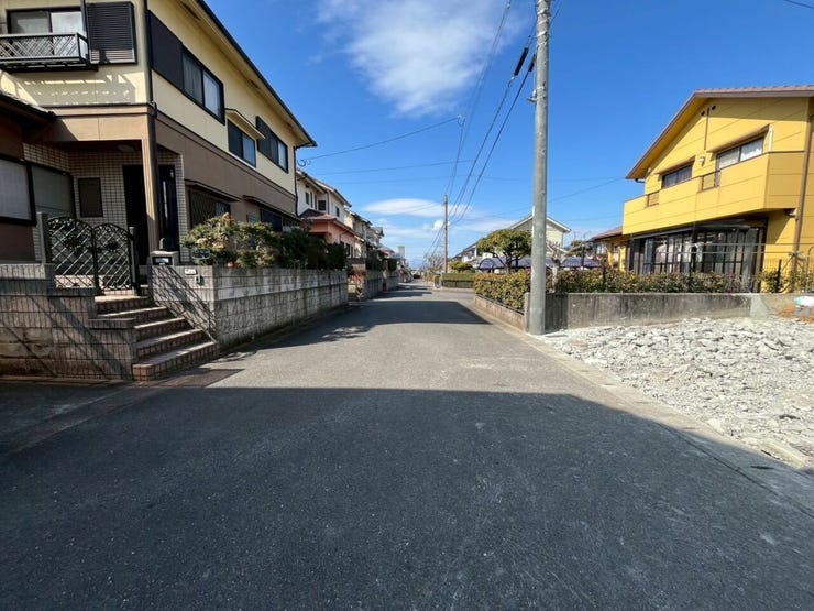 前面道路です。