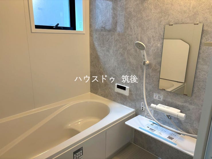 一坪タイプのゆったりバスルーム。