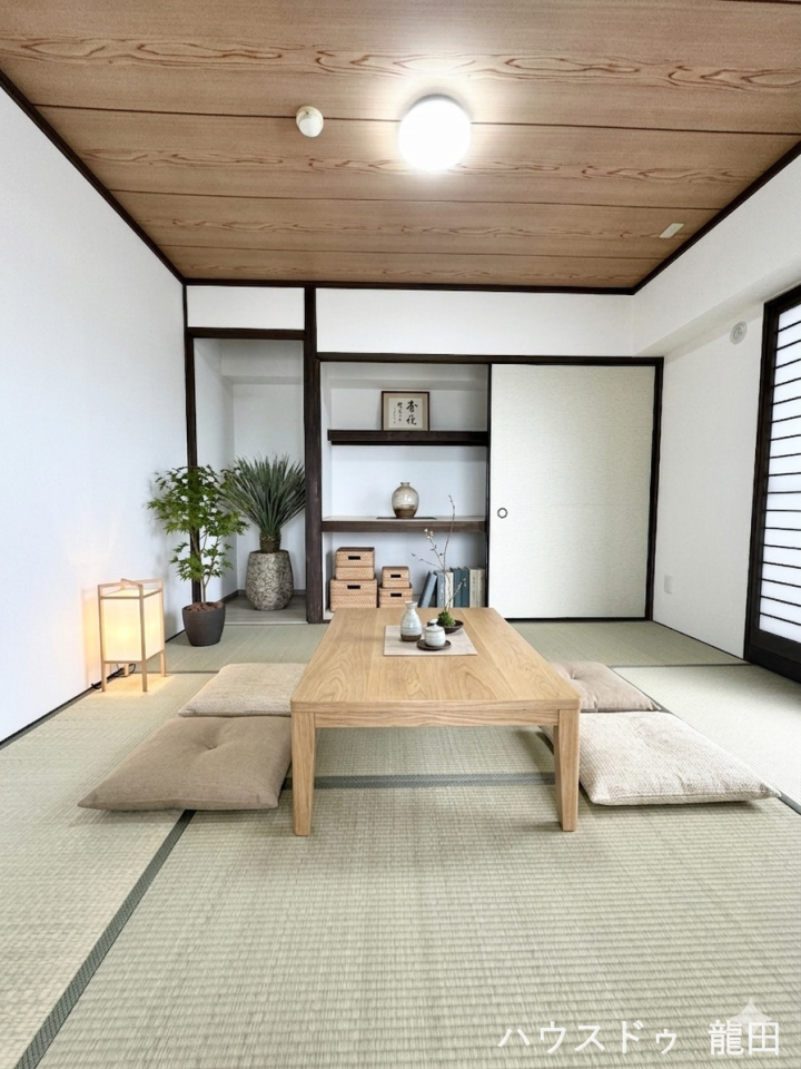 ■□■和室■□■
和の空間で、心休まる時間を。
※家具を入れたイメージ写真です