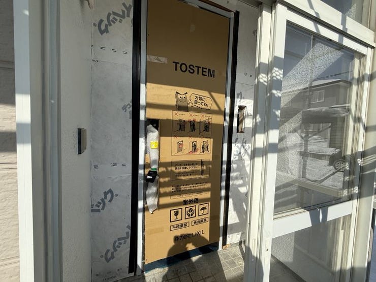 玄関ドア交換しました