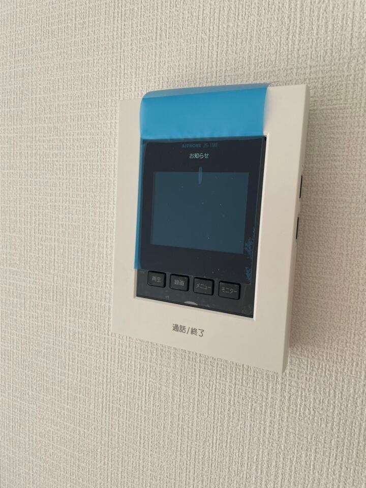 モニターつきインターホン